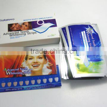 High quality dental bright home use non peroxide teeth whitening strips