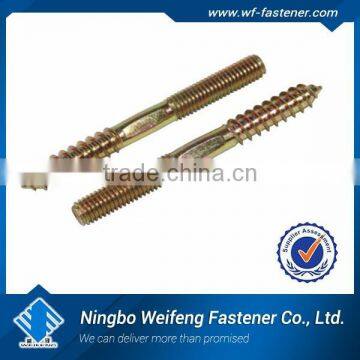 Galvanized 5/16 UNC Double Head Hanger Bolts Metric,Hanger Bolt/headless Screws,hanger Bolt photo-3