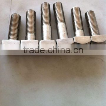 hastelloy 2.4819 flat square head bolt