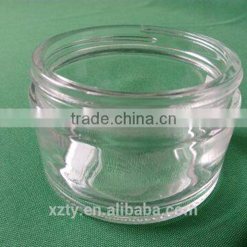 180ml glass round cosmetic bottles for facial cleaser