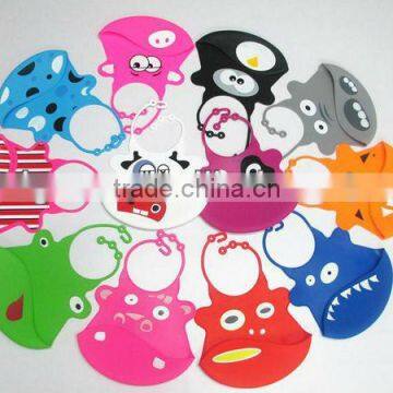 2013 Perfect design food grade silicone rubber baby bibs