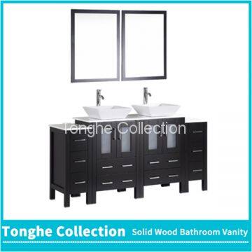 Tonghe Collection Espresso Bathroom Furniture Vanity Combo photo-5