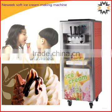 Neweek vertical commercial soft ice cream making machine