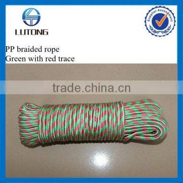 Polypropylene briaded rope