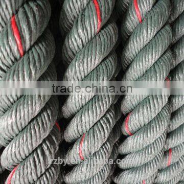 3-strand big size Polyethylene recycled rope
