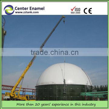 3.	Biogas Power Plant with Steel Enamel Tank Fermenters And Storage Tanks For Anaerobic Fermentation