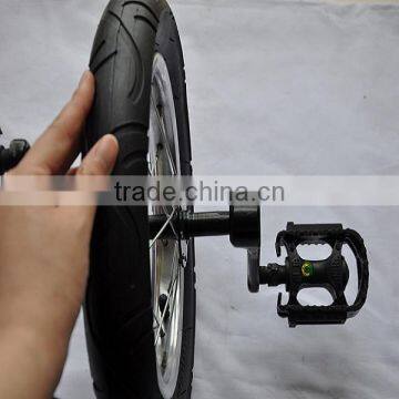 12 inch unicycle solo wheel with cranks and pedals