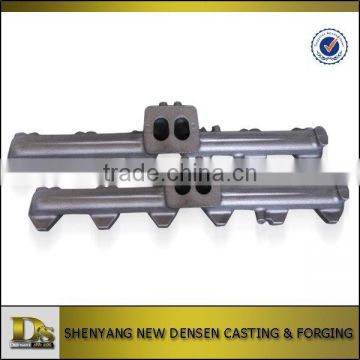 Customized cast iron exhaust pipe by shell coated sand casting