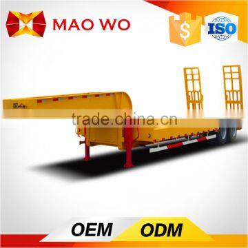 3 Axle 40 Ton 16 Meter Low Plate Semi Trailer for Sale China Supplier photo-4