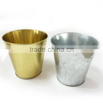 Wholesale fashion PVC plastic white tin pails