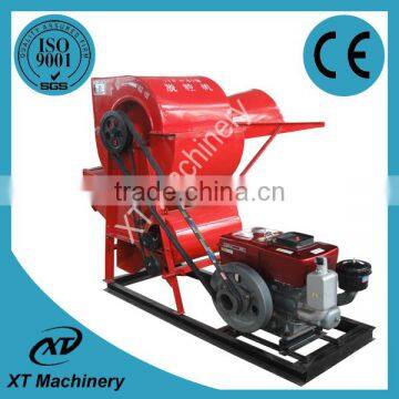 5.5kw 8hp 1600kg/h multifunctional stationary small thresher