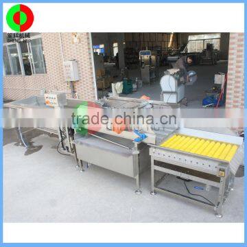 New Developed Vortex Air Bubble Ozone Fruit and Vegetable Washing Machine, Advanced Vegetable Washer for Production Line photo-3