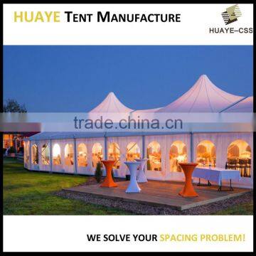 Aluminium frame high peak frame tent with accessories