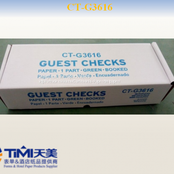 1part Bond Paper Guest Check CT-G3616 photo-3