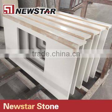 Newstar American Hote Project Pure White Quartz Vanity Top photo-5