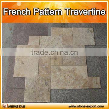 yellow travertine versailles