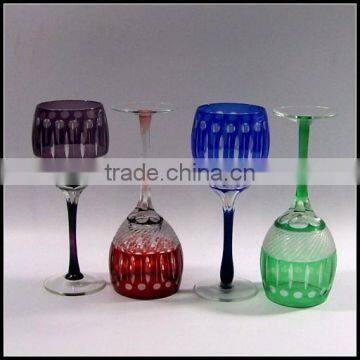 Hand Cut Scandinavian Style Wine Glass Champange Flute photo-5