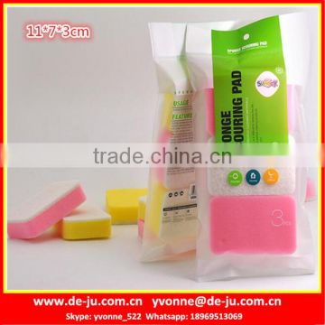 Two Layers Square Kitchen Non-Scratch Scrub Sponge