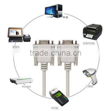 Factory Supply 1.5M DB Cable 9 Hole Data of 9 Hole DB9 Serial Port Direct Female To Female Lines To RS232 Serial Port Cable photo-5