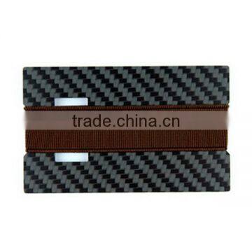 Real Carbon Fiber Minimalist Wallet Money Clip photo-2