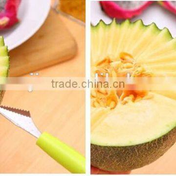 Wholesale Stock Dual Purpose Stainless Steel Wave Dig Flesh Knife photo-5