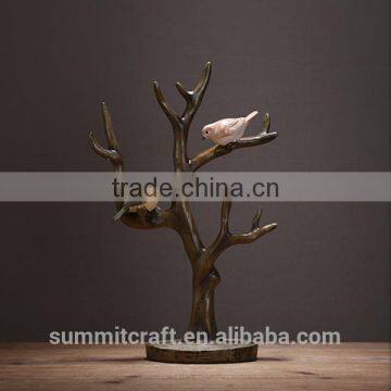 Resin handmade antique tree shape jewelry display