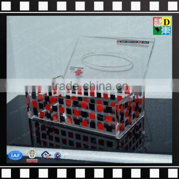 Custom Printing Acrylic Tissue Box Nice Quality PMMA Napkin Holder From Shenzhen Yidong photo-5
