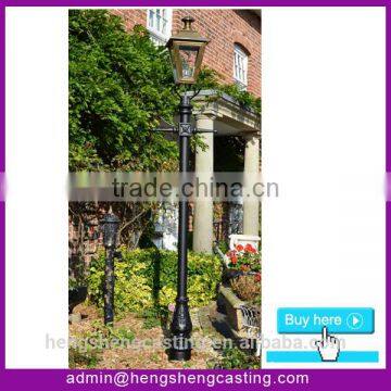 China Hot Sell Outdoor Antique Double Arm Street Light Pole photo-2