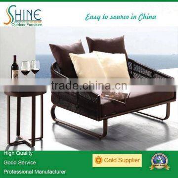 rattan outdoor garden lounge chair