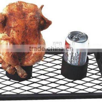 Stainless Steel BBQ Beer Can Double Chicken Cooker With High Quality photo-2
