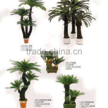 GNW APM025 High Quality Fake Palm Tree Bonsai For Hotel Indoor Decoration Use photo-3