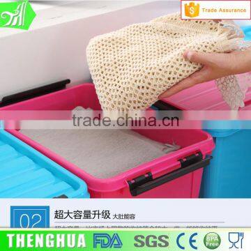 Colorful Plastic Storage Box Clothes Organizer Household Items photo-4