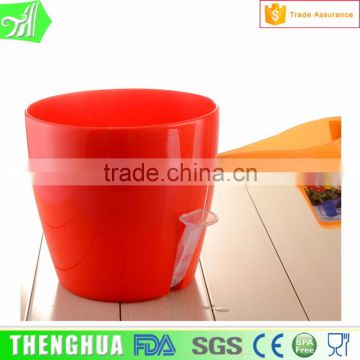 various size! colored plastic plant pots outdoor flower pot