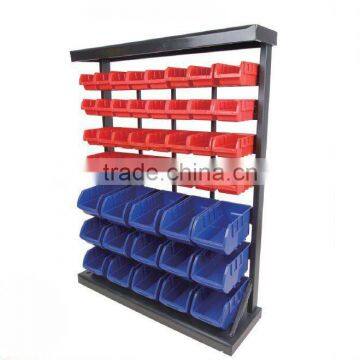 47 bin storage rack,47 Bin Floor Mount Parts Rack,combination boxes,storage rack,47 bins Storage Bin system floor rack (202714)