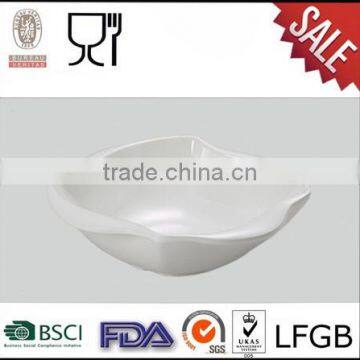 Solid Color Melamine Bowl,White Color Melamine Salad Bowl