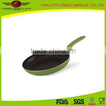 Green Hot And Cheap Aluminum Ceramic Coating Wok