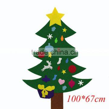 2017 felt artificial christmas tree decorations in stock