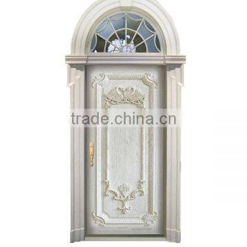 Interior White Oak Single Door Made by Handcarve Luxury and Antique BF11-0515b photo-4