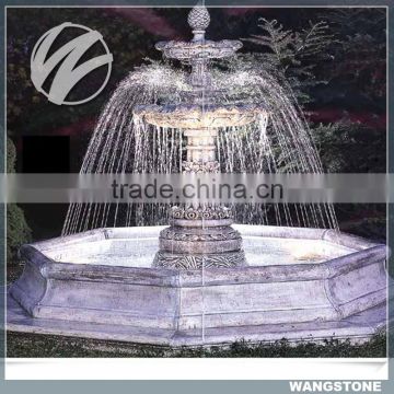 Decorative water fountain abstract modern sculpture