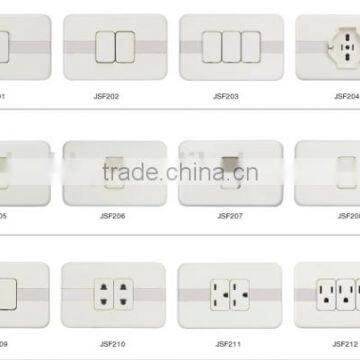 Cheap Plastic Panel 2 Gang 2 Way Hdmi Wall Panel Mounted Socket photo-3