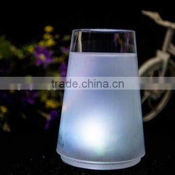 Clear Acrylic Crystal Bar LED RBG Color Changing Table Lamp photo-3