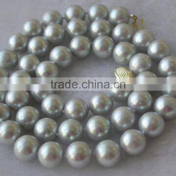 Latest Designs 6-7mm Grey Akoya Pearl Necklace photo-3