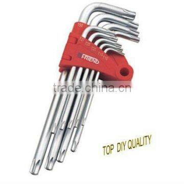 9Pcs TORX Hex key set Ball(Medium Length)