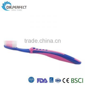 Adult Toothbrush Soft Rubber Handle Oral Care Toothbrush