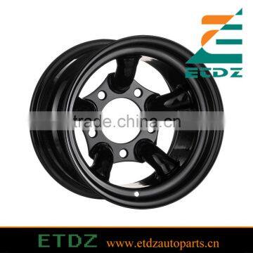 16 x 7 5 Spokes Black ET-25 Steel Wheel Rims LandRover Discovery