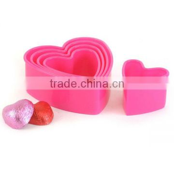 CC-6888 5-Piece hearts Cookie cutter