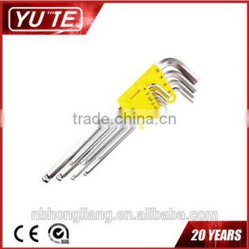 9pcs cr-v Extra Long Arm Ball Point Hex Key wrench set /extra long hex key wrench /cr-v hex key wrench set