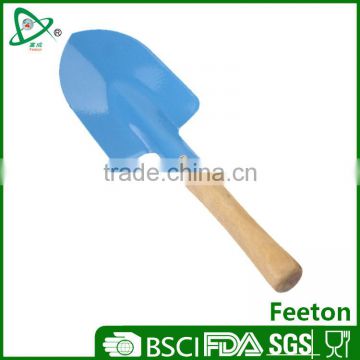 Stainless steel mini garden tools shovel with wooden handle for kids