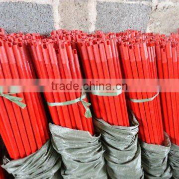 Zebra PVC Coated 22mm Diameter Wooden Broom Stick photo-4
