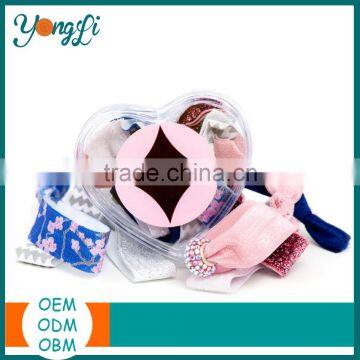 Gril Band Gift Fillable Transparent Heart Shaped Plastic Box photo-5